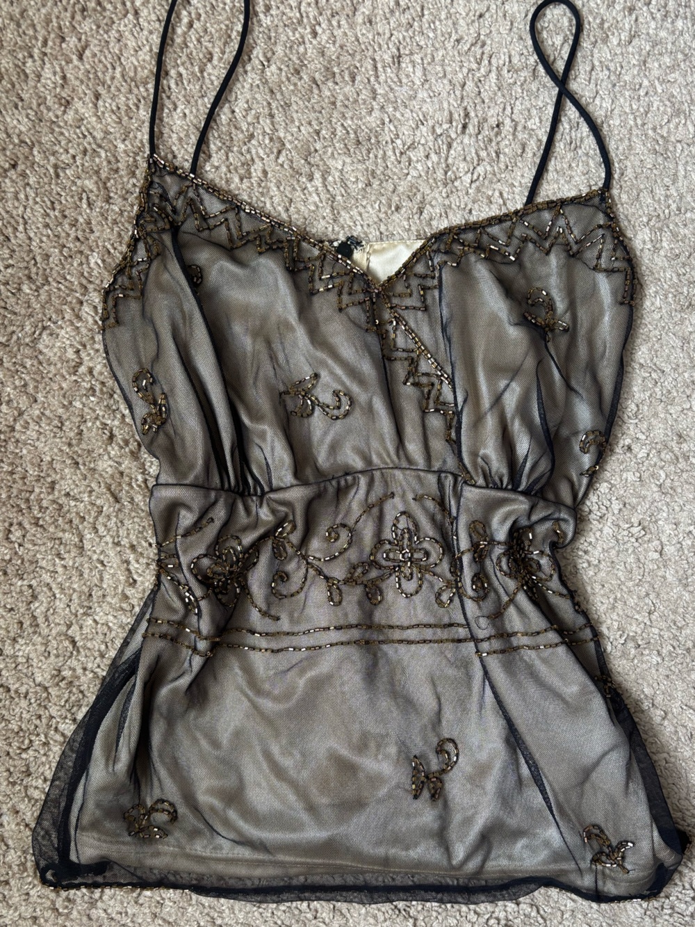 Y2K beaded top
